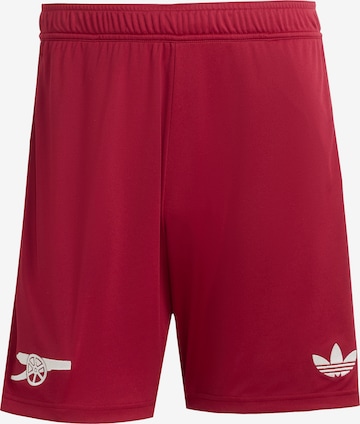raudona ADIDAS PERFORMANCE Standartinis Sportinės kelnės 'FC Arsenal 25/26': priekis