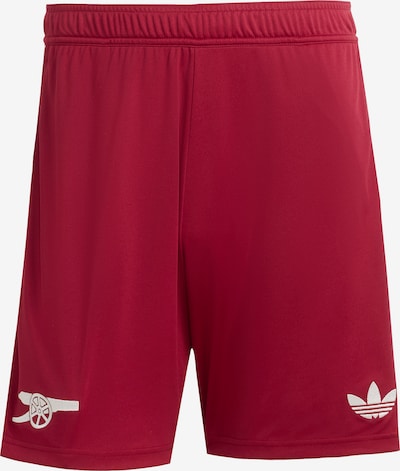 ADIDAS PERFORMANCE Sportske hlače 'FC Arsenal 25/26' u burgund / bijela, Pregled proizvoda