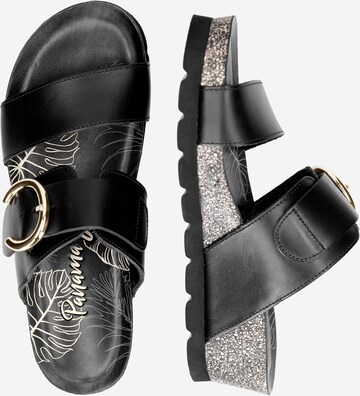 Mule 'Catrina' PANAMA JACK en noir