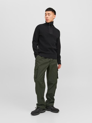 JACK & JONES Regular Cargobroek 'Bill Virgo' in Grijs