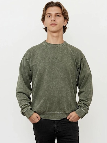 A Question Of (AQO) Sweatshirt 'Acid' in Green: front