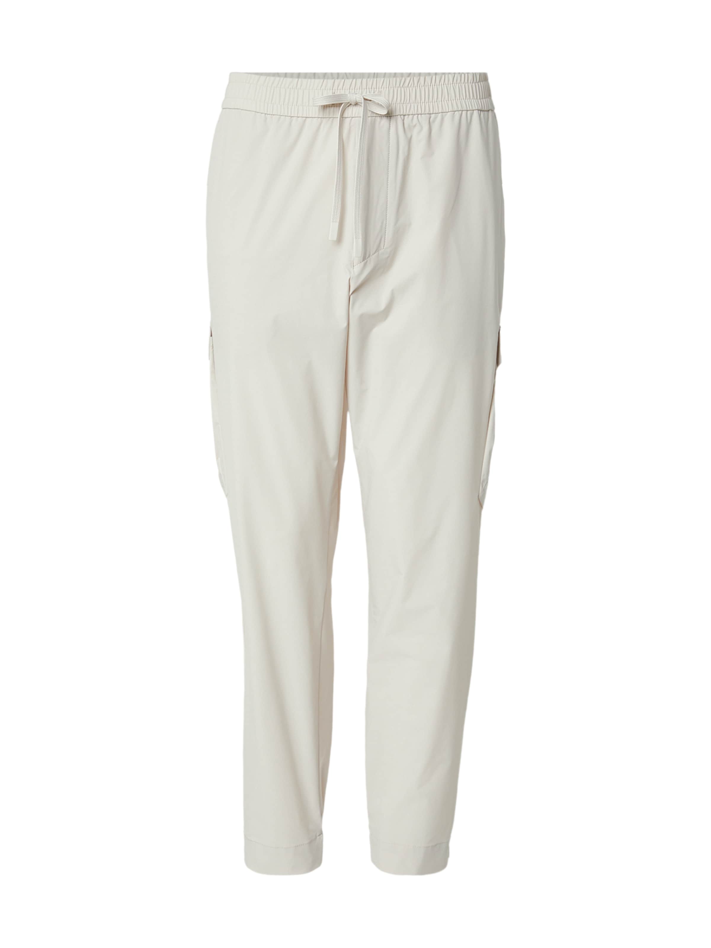 Effilé Pantalon cargo 'T_Urbanex' BOSS en beige : devant