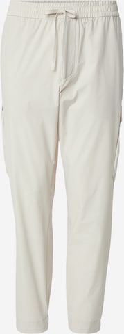Effilé Pantalon cargo 'T_Urbanex' BOSS en beige : devant