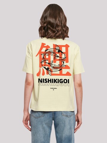 F4NT4STIC Shirt 'Nishikigoi Japan' in Geel: voorkant