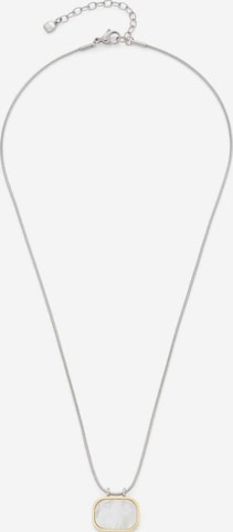 LEONARDO Necklace in White: front
