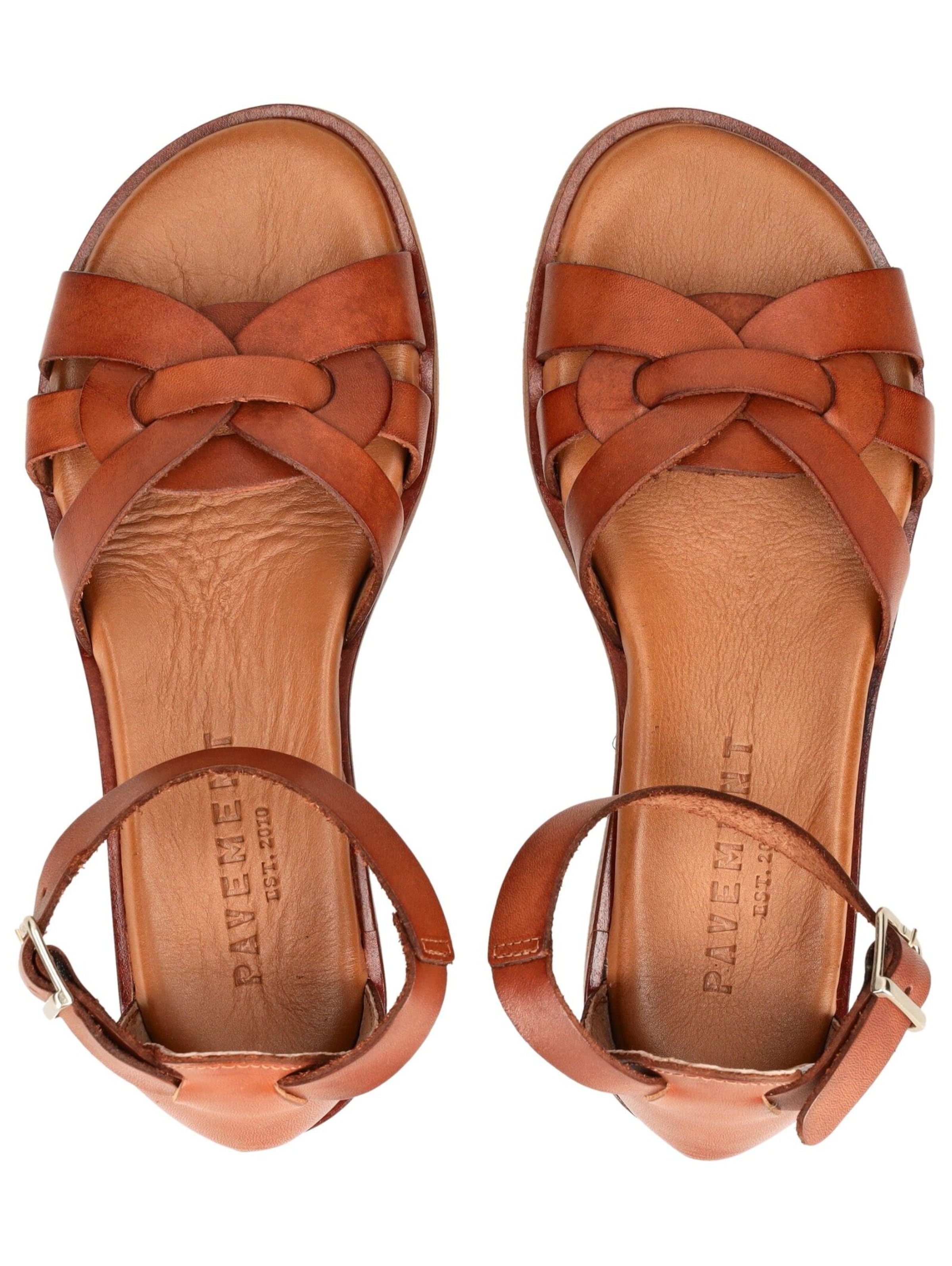 PAVEMENT Sandalen met riem in Bruin