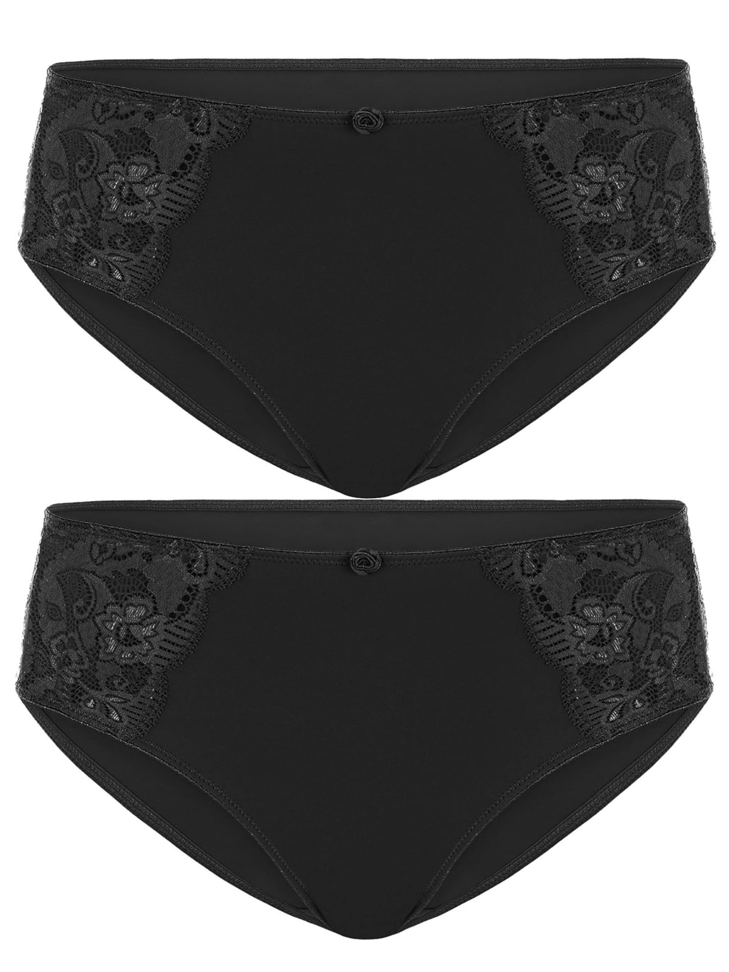 SUSA Panty 'Latina' in Black: front
