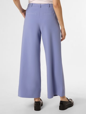 Designers Remix Wide leg Pleat-Front Pants 'Spencer ' in Purple