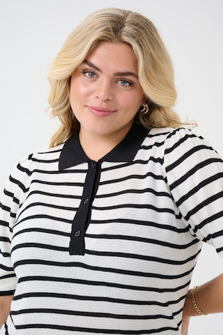 Pull-over 'Amana' KAFFE CURVE en blanc