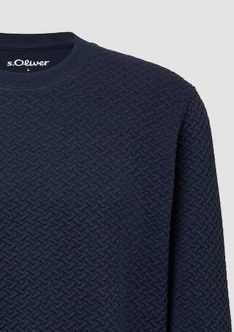 s.Oliver Sweatshirt in Blau