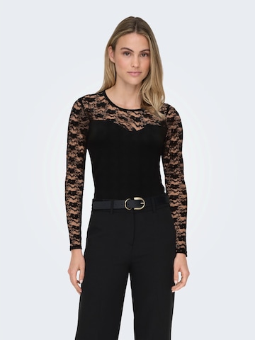 ONLY Μπλουζάκι 'ONLSABINA' σε μαύρο: μπροστά