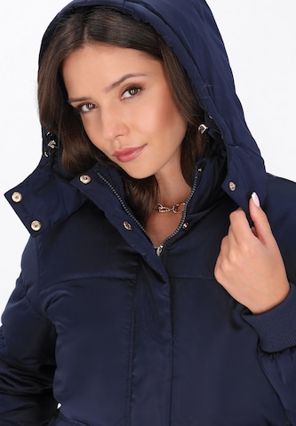 faina Winterjas in Blauw