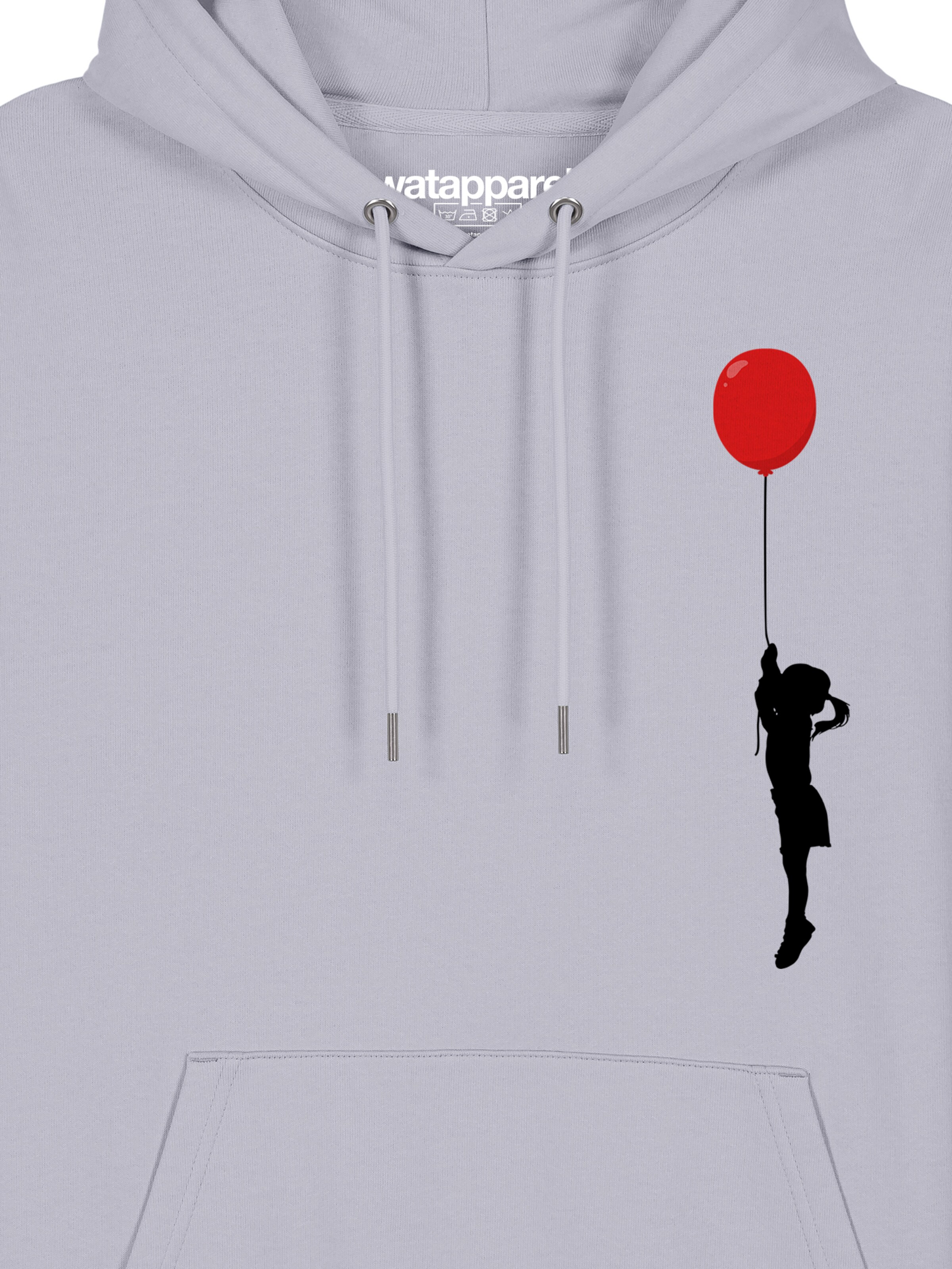 Watapparel Sweatshirt ' Mädchen mit Luftballon ' in Lila