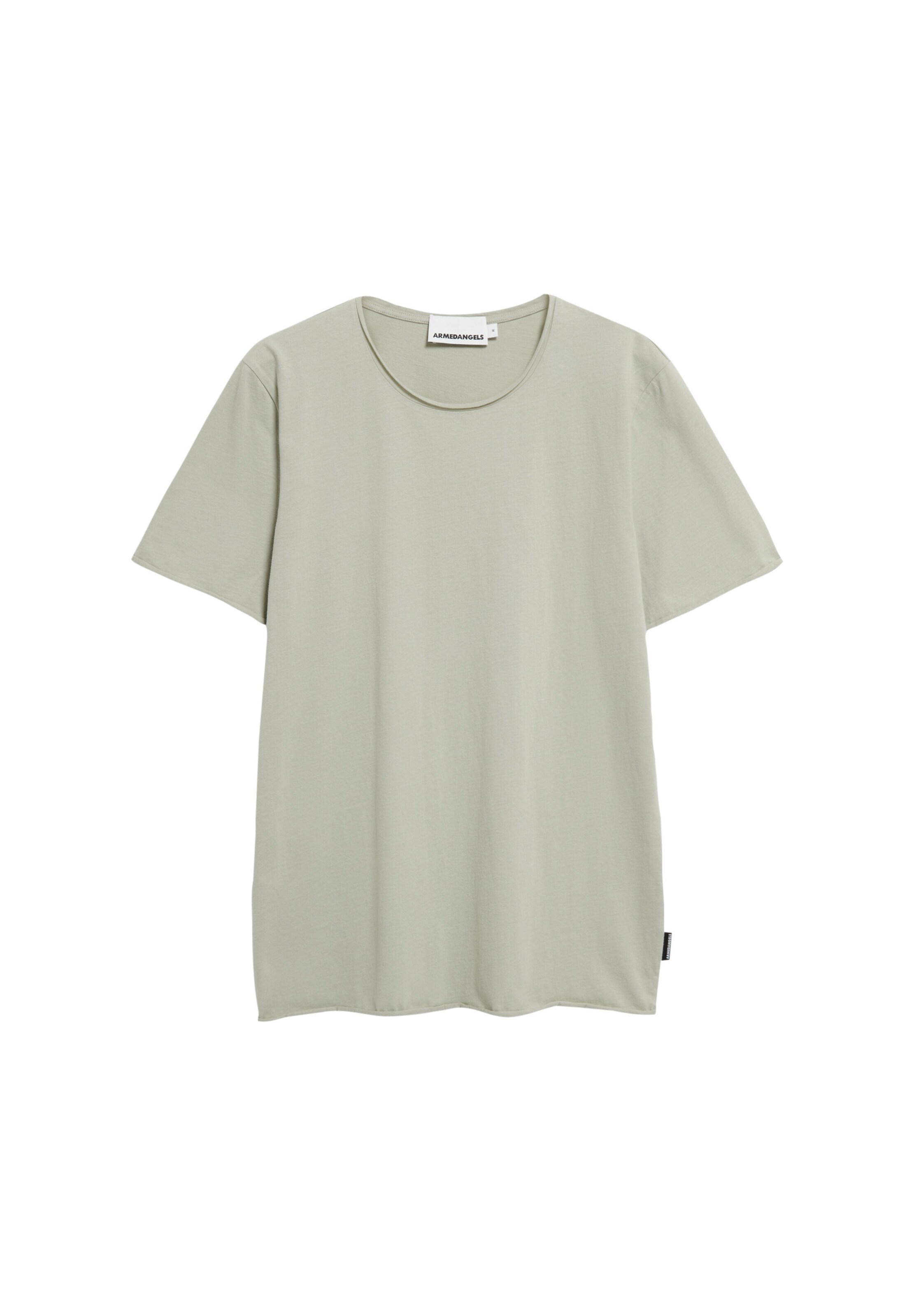 ARMEDANGELS T-Shirt 'JAAMES BRUSHED' in Grün: Vorderseite