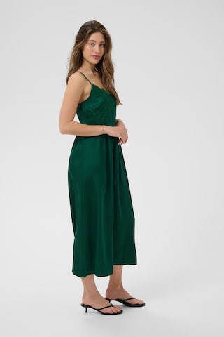 Cream Dress 'Meloda' in Green