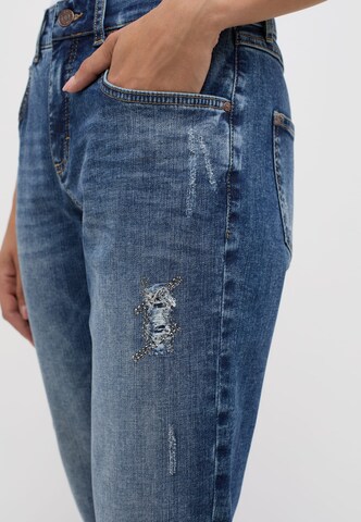 Angels Tapered Jeans 'Diamond' in Blau