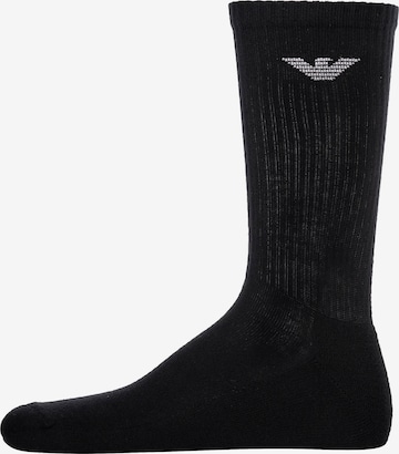 Chaussettes de sport Emporio Armani en noir