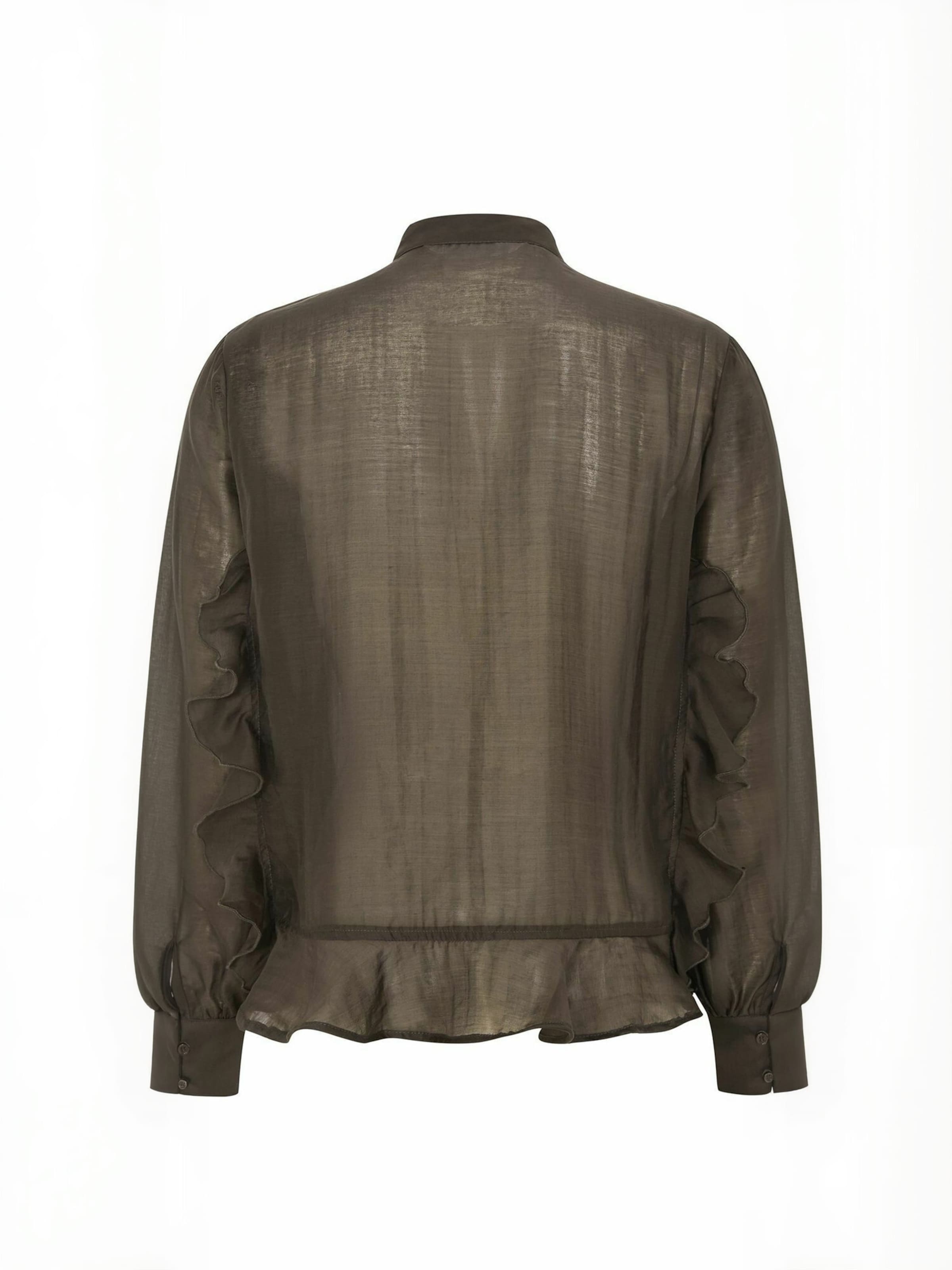 Soft Rebels Shirts ' SRRachel ' i brun: tilbage