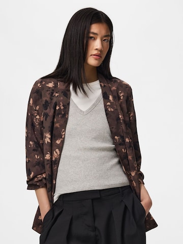 PIECES - Blazer 'PCBosella' en marrón: frente