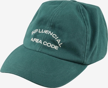 Karo Kauer Hut oder Mütze One Size in Grün: Vorderseite