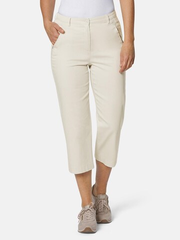 Goldner Regular Trousers in Beige: front