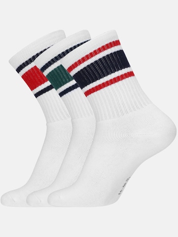 Copenhagen Bamboo Socks in White: front