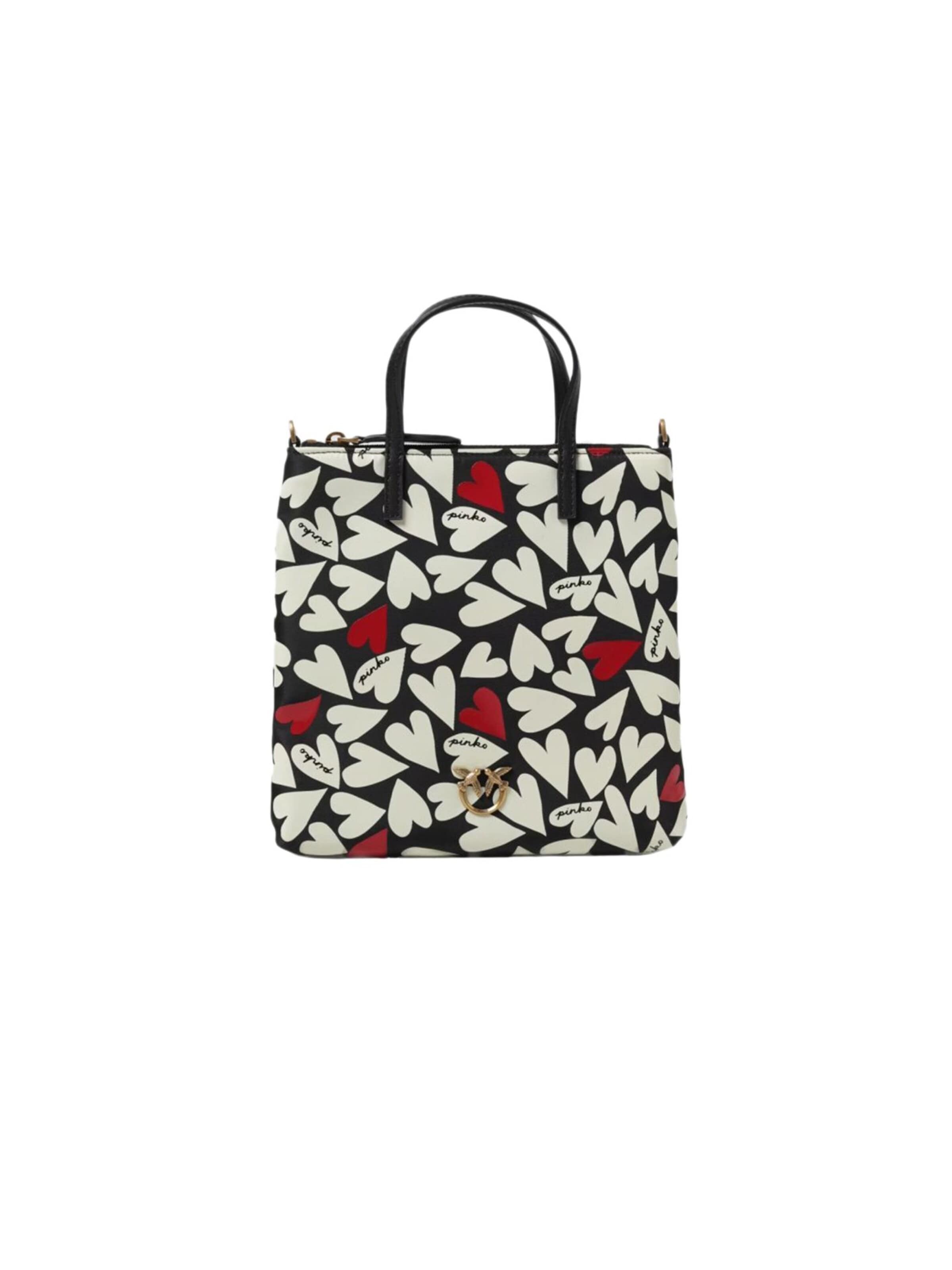 PINKO Handtas 'Love Berry H3' in Zwart: voorkant