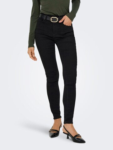 ONLY Skinny Jeans in Schwarz: Vorderseite