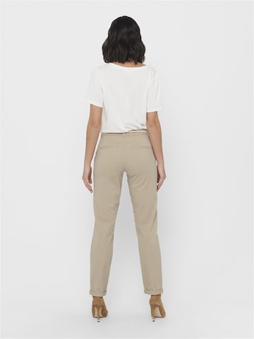 Slimfit Pantaloni chino 'ONLBIANA' di ONLY in beige