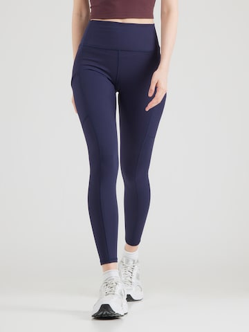 Fabletics Skinny Urheiluhousut 'ON-THE-GO' värissä sininen: etupuoli