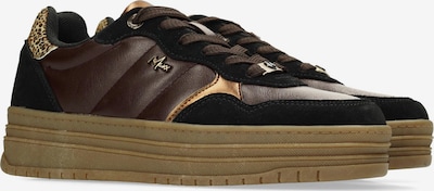 MEXX Matalavartiset tennarit värissä tummanruskea / kulta / musta, Tuotenäkymä