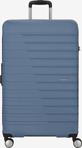 American Tourister Trolley 'Flashline' in Blau: Vorderseite