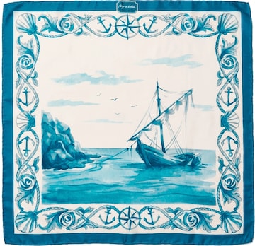 Serviette de plage 'ARCHIVE 1996' PLIEGO DE LA ROSA en bleu : devant