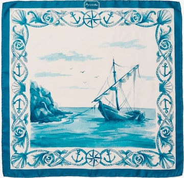 Serviette de plage 'ARCHIVE 1996' PLIEGO DE LA ROSA en bleu : devant