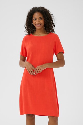 Robe 'Liny' Kaffe en rouge : devant
