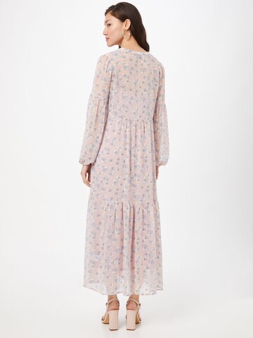 Neo Noir Jurk 'Miles Sky Flower Dress' in Roze