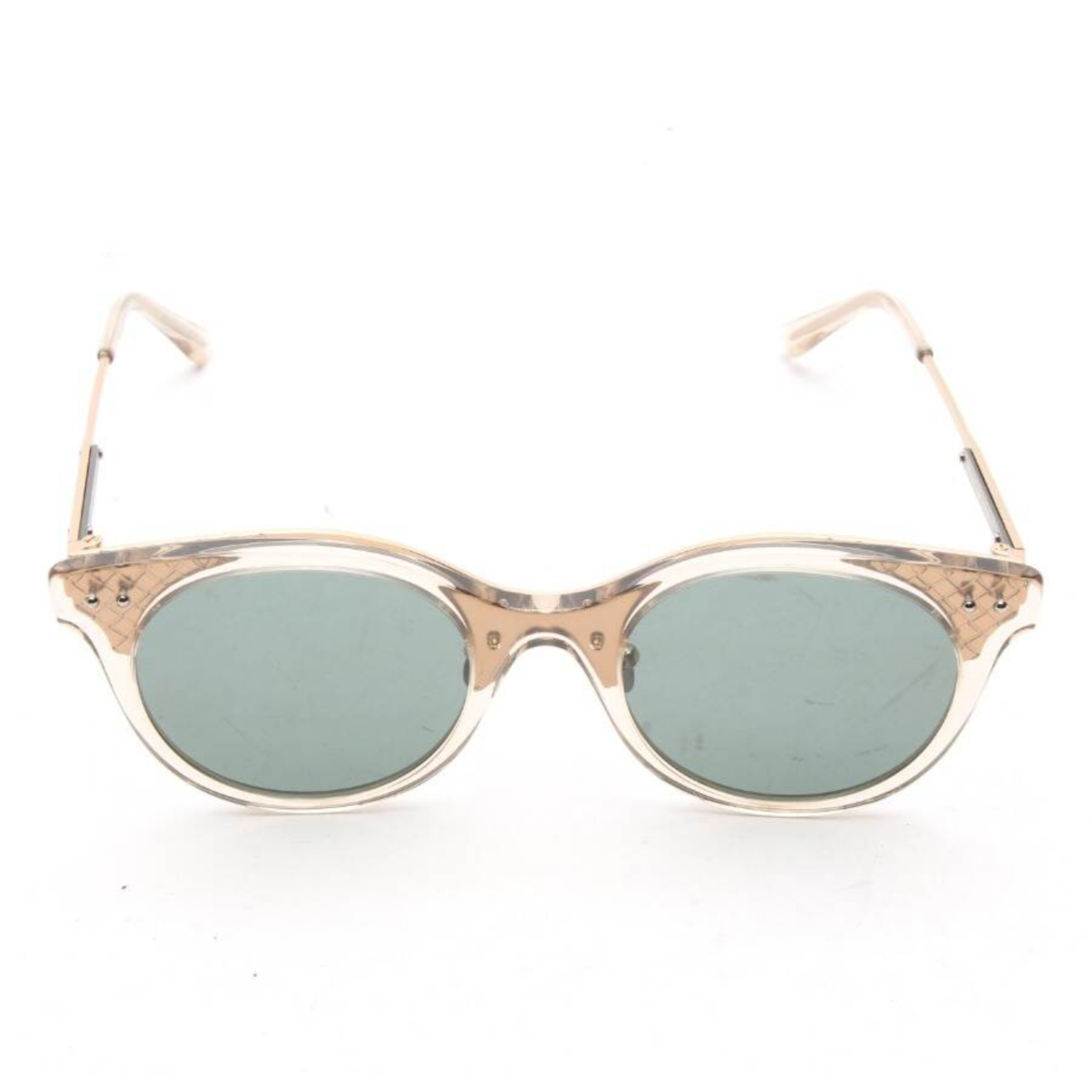 Bottega Veneta Sunglasses in One size in Silver: front