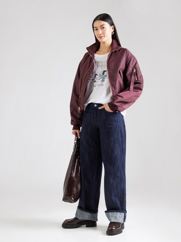 T-shirt 'Peanuts Winter' PRINCESS GOES HOLLYWOOD en blanc