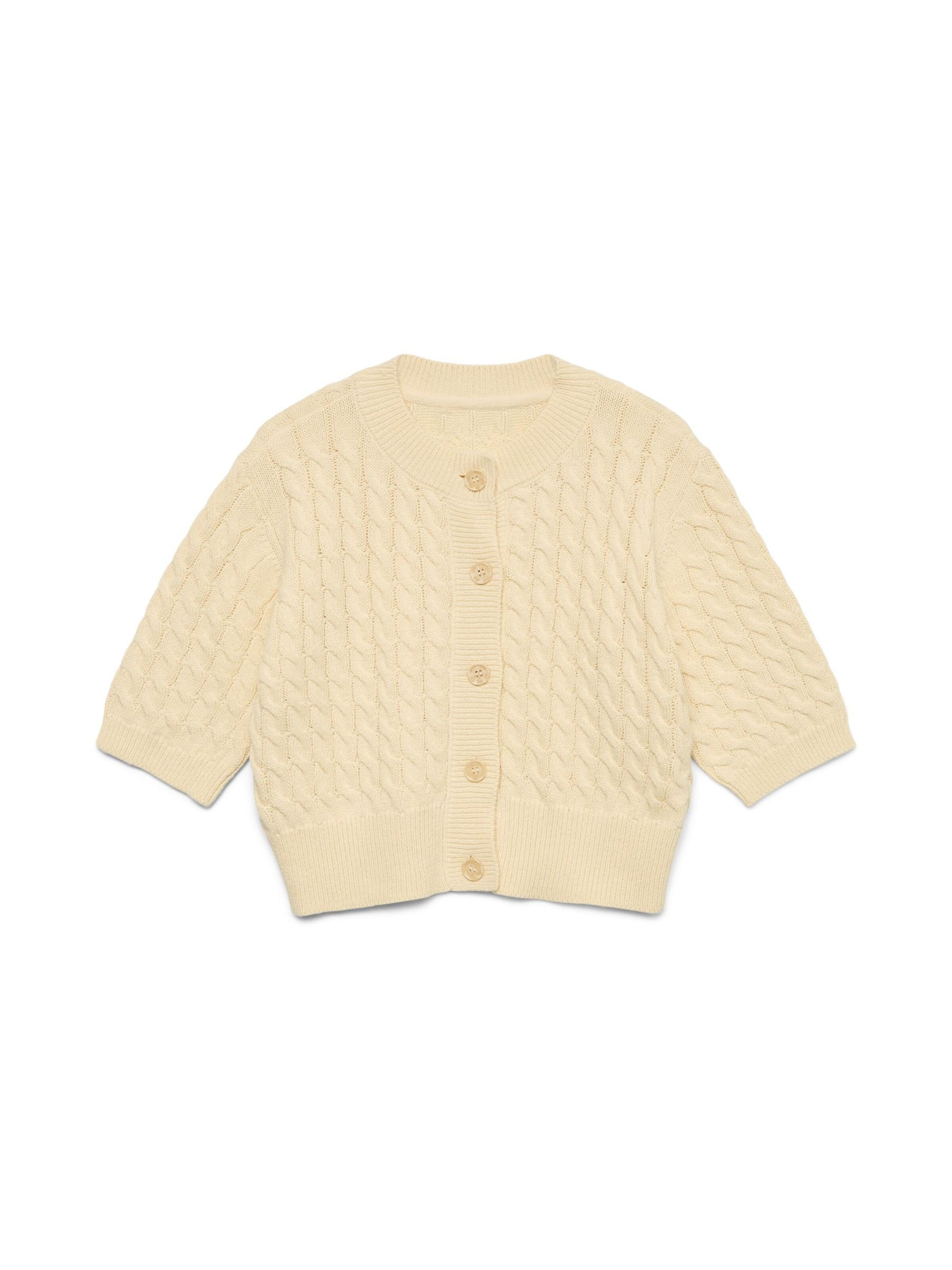 VERO MODA Strickjacke in Beige: Vorderseite