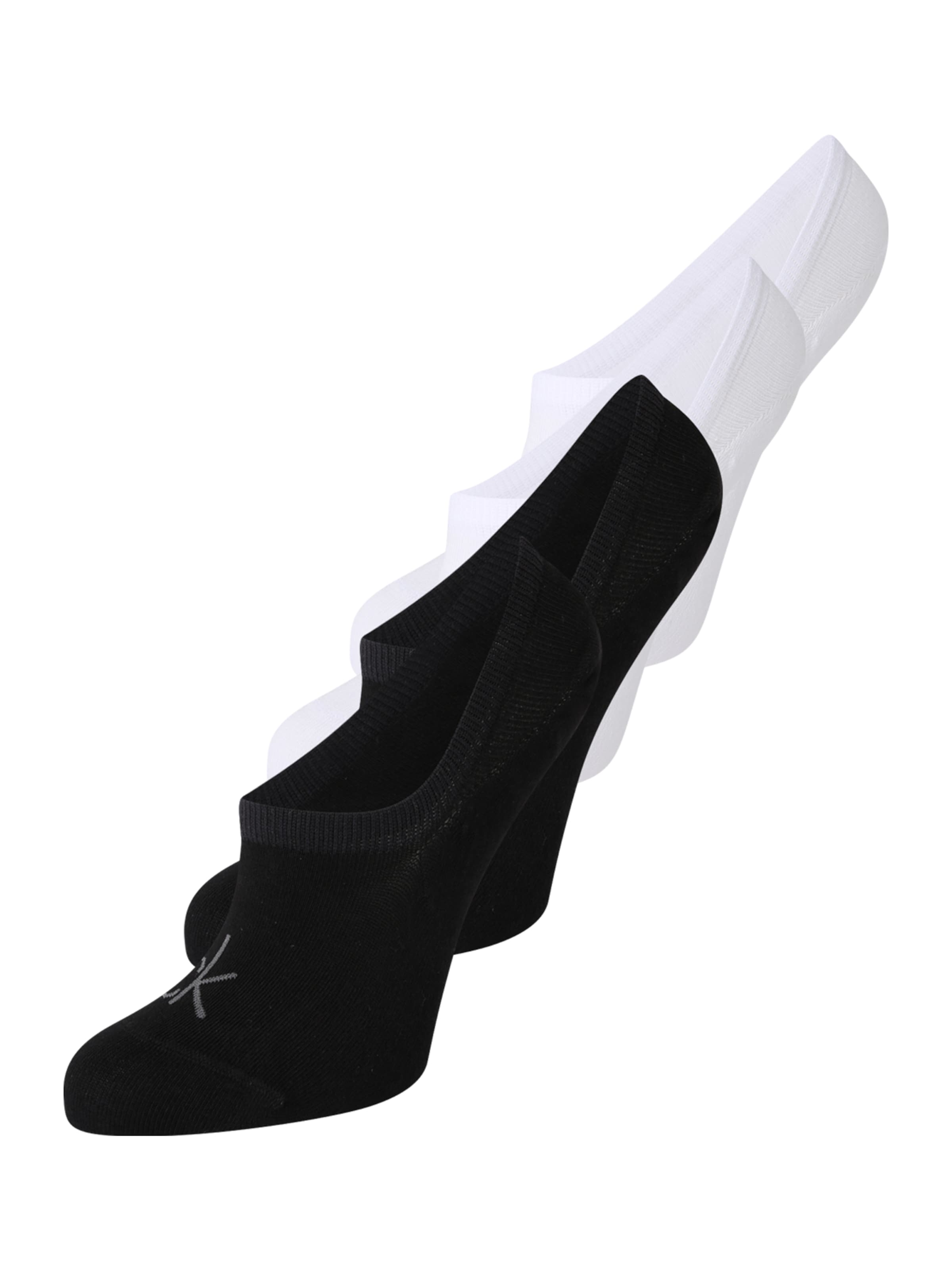 balts Calvin Klein Underwear Zeķes pēdiņas: no priekšpuses