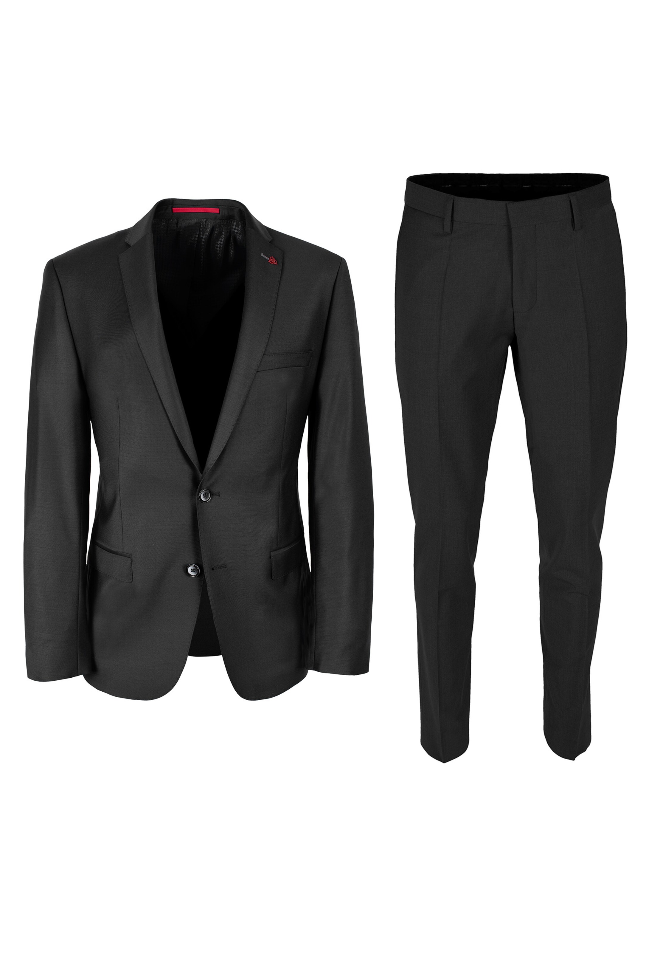ROY ROBSON Slimfit Hosenanzug in Schwarz: Vorderseite