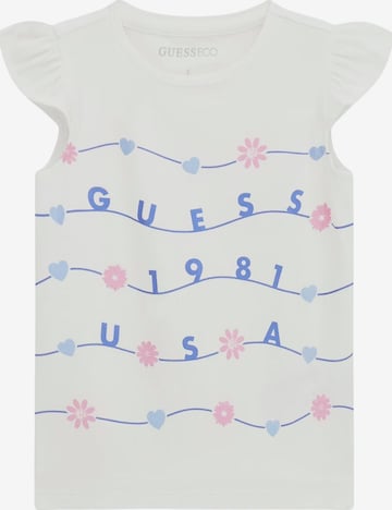 GUESS KIDS Shirt in White: front