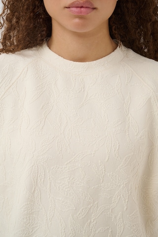 SAINT TROPEZ Sweatshirt 'Sweeney' i hvid