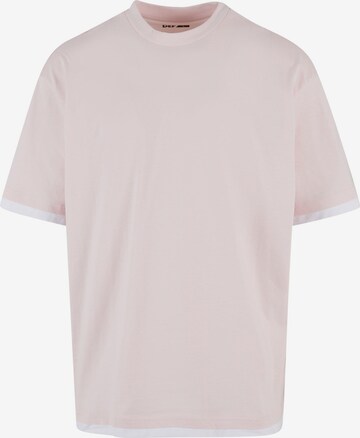 T-Shirt 'Visible Layer' DEF en rose : devant