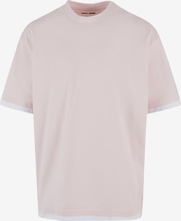 DEF T-Shirt 'Visible Layer' in Pink: predná strana