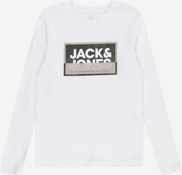 Jack & Jones Junior Särk 'LOGAN', värv valge: eest vaates