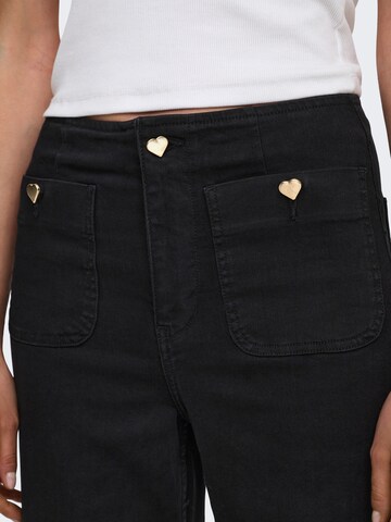 ONLY Wide leg Τζιν 'ONLMADELINE' σε μαύρο