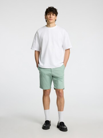 Coupe slim Pantalon 'SLHMiles' SELECTED en vert