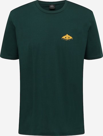 OAKLEY - Camiseta funcional en verde: frente