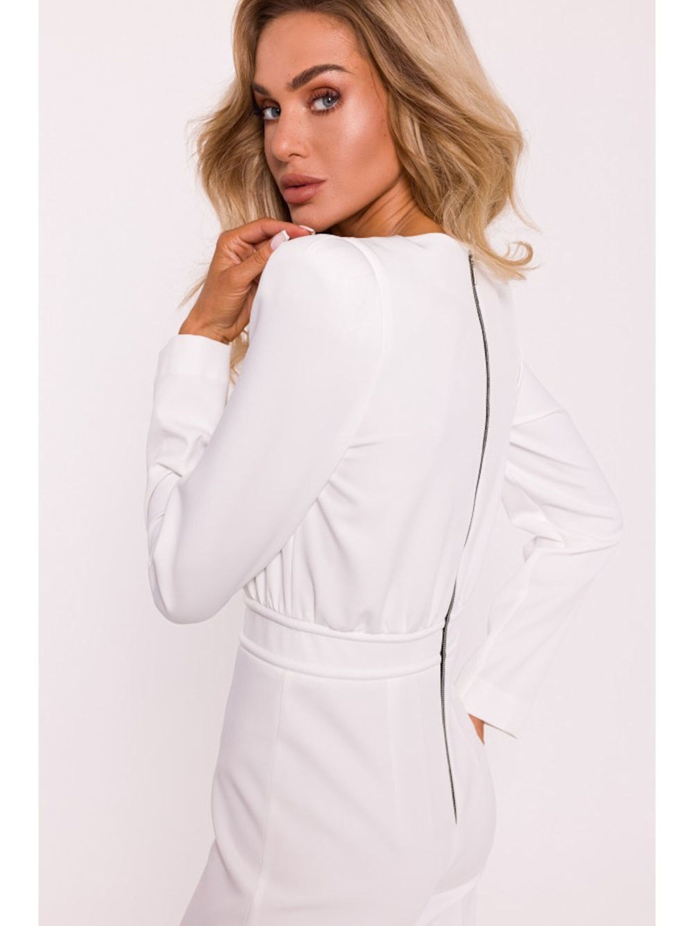 Numoco Jumpsuit 'Overall Adele' in Weiß